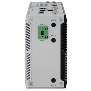 ARBOR ARES-5320 Fanless DIN-Rail Embedded System with Intel Atom x6425RE, 3 LAN, 4 USB, 8 COM